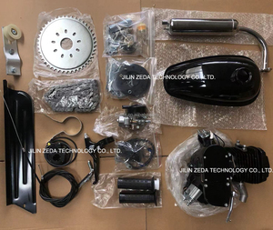 Động cơ xe đạp <span class=keywords><strong>2</strong></span> thì 80cc, bộ động cơ xe đạp 50cc cho xe đạp gắn máy, thân máy màu đen, động cơ Bicimotor - Product Image 3