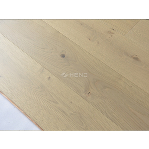 พื้นไม้ธรรมชาติ100% กันน้ำกำหนดได้เองพื้นไม้โอ๊คสีขาว + ไม้เนื้อแข็ง - Product Image 2