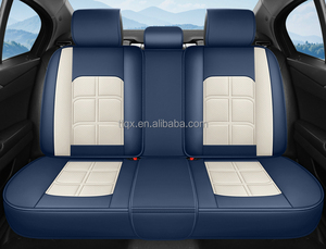 Coprisedili Auto in Pelle Nappa Blu, Eleganti e Avvolgenti, Morbidi al Tatto, Universali per Tutte le Stagioni, per <span class=keywords><strong>Opel</strong></span> Astra <span class=keywords><strong>Corsa</strong></span> Mokka Crossland - Product Image 3