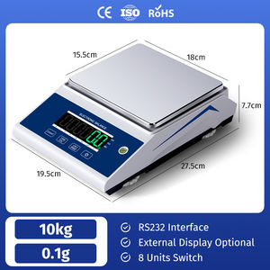 10 किलोग्राम 0.1 ग्राम रसोई डिजिटल वजन ग्राम पैमाने पर वितरक मूल्य - Product Image 2