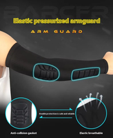 Coudières de basket-ball anti-collision pour hommes, coussinets en nid d'abeille pour soulager la douleur, en polyester protecteur