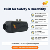 OkyRie AS50-2 5KW 12V 24V Diesel-Luftheizung 17000BTU Auto LKW Wohnmobil Standheizung Diesel-Nachtzubehörheizung
