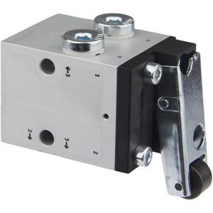 Vanne à levier rotative ELECANE 4 ports 2 positions 1/4 po 3,5-8 bars, vanne de commande manuelle - Product Image 5