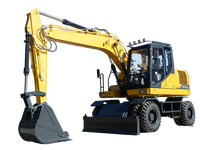 Колесный экскаватор Top Brand W915EG4 MAX 14.3T с объемом ковша 0.6 куб.м и двигателем 108 кВт для строительных работ