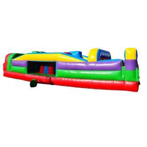 Prix <span class=keywords><strong>moins</strong></span> <span class=keywords><strong>cher</strong></span> commercial PVC 30ft jeu de parcours d'obstacles gonflable adulte personnaliser le parcours d'obstacles Orange de saut à vendre - Product Image 4