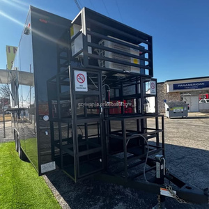Remorque de camion-restaurant de 14 pieds avec cuisine complète, chariot alimentaire mobile, conteneur restaurant, remorque bar mobile, boutique de pizzas et de grillades - Product Image 3