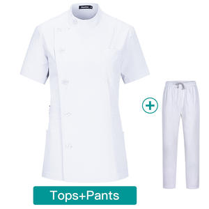 Seragam Rumah Sakit Katun Berkualitas Tinggi dengan <span class=keywords><strong>Logo</strong></span> Kustom, Baju Scrub Dokter, Seragam Medis, Seragam Perawat, Baju Scrub Perawat - Product Image 5