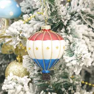 Décoration de Noël en verre de haute qualité, ornements suspendus pour arbre de Noël, décorations pour centres commerciaux et voyages - Product Image 2