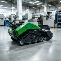 Robot tondeuse à fléaux industriel sans fil électrique, télécommandé, homologué CE EPA, pour l'agriculture tout-terrain, avec moteur diesel, pour bricolage