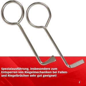Otro llave para cerradura de puerta, acero inoxidable 304, YS-01, 2 piezas, para todas las cerraduras de puerta - Product Image 2