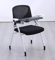 Chaise de formation en maille à prix avantageux avec tablette en option