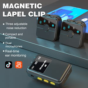 High-quality Recordings <b>Mini</b> Wireless Lavalier Microphone Outdoor Live Radio Noise Reduction for Mobile Phone Tie - Product Image 3