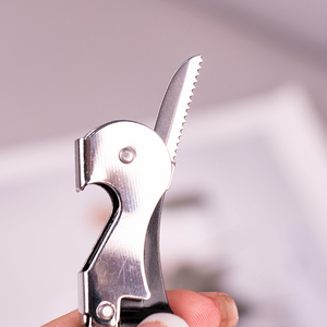 Ouvre-boîte de bière portable multifonctionnel en acier inoxydable <span class=keywords><strong>2</strong></span>-en-1 Camping Randonnée Cuisine Utilisation <span class=keywords><strong>avec</strong></span> <span class=keywords><strong>tire</strong></span>-<span class=keywords><strong>bouchon</strong></span> à lame tranchante - Product Image 5