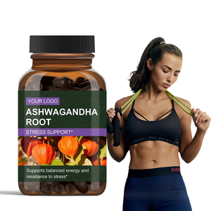 OEM Herbal <strong>Supplements</strong>: Ashwagandha Ayurvedic Extract Powder 1%-10% &amp; Ashwagandha Root Extract Capsules 500mg - 60 Caps/Bottle - Product Image 4