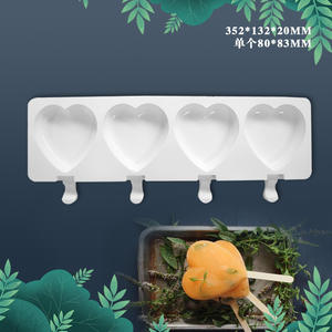 Nouveau 4 Cavity Love Cat Claw Dinosaur Bear Popsicle Mold Multiple Styles Silicone Ice Cream Mold DIY Candy Pudding Mold - Product Image 4