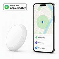 Localizador GPS para Mascotas con Certificación MFi, Anti-Pérdida, Compatible con Apple Find My Device, Buscador de Llaves para iOS y Android