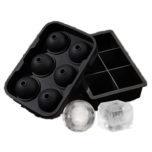 Silicone khuôn Whiskey Ice Cube Vòng Ice bóng Khuôn Silicone/tái sử dụng/BPA-free với cap Silicone Ice Cube - Product Image 4