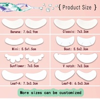 Coussinets en gel extra fins jetables, 50 pièces, Premium, extra blanc, pour extension de cils, isolation gel, tampons pour les yeux