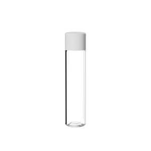 Custom Cosource Brand Clear Glass <strong>Tube</strong> Bottles CR Screw Cap Logo Hot Stamping Food Grade D22 <strong>X</strong> H75mm Model MC100015 - Product Image 4