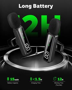Microphone Lavalier Portable à Réduction de Bruit avec Batterie Intégrée, Léger, Mini, Col de Cygne, Omnidirectionnel pour Téléphone Portable et Appareil Photo - Product Image 3