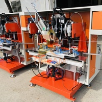 Máquina para fabricar cepillos de alambre y cepillos de tela, máquina de 5 ejes para fabricar cepillos de cerdas