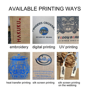 <strong>Wholesale</strong> Reusable Shopping <strong>Tote</strong> <strong>Bags</strong> Cheap Promotional Blank Hemp Linen Burlap <strong>Jute</strong> for Advertising Custom Designs - Product Image 5