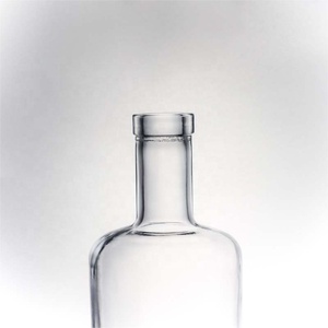 <span class=keywords><strong>Tequila</strong></span> De Cristal Transparente Del Whisky De La Botella De Cristal Del Cuello Corto Del Estilo Caliente 750ml Con <span class=keywords><strong>El</strong></span> Corcho - Product Image 6