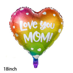 Globos de Papel de Aluminio en Forma de Corazón y Redondos de 18 Pulgadas, Gran Venta para el Día de la Madre - Product Image 2