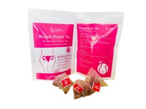Thé pour l'utérus à base <span class=keywords><strong>de</strong></span> plantes 100% naturel et biologique, marque privée, pour la <span class=keywords><strong>fertilité</strong></span> féminine, l'équilibre hormonal et la santé utérine, thé aux feuilles <span class=keywords><strong>de</strong></span> framboisier rouge - Product Image 4