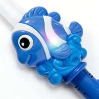 Juguete de Burbujas Eléctrico de Plástico con Forma de Pez para Niños, Venta al por Mayor, Regalo para Fiestas