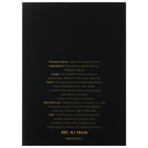 Perfume en Spray para Hombre, 100 ml, Aroma Cítrico Fresco y Amaderado Ahumado, Larga Duración, EDT, Botellas de Vidrio Negro, Suministro al por Mayor Directo de Fábrica - Product Image 3