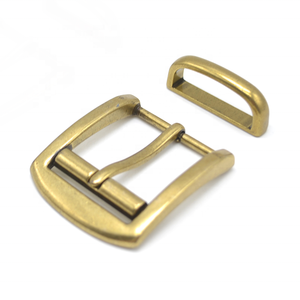 Carosung Großhandel Custom Logo Antik Messing Single <span class=keywords><strong>Prong</strong></span> 40 MM Gürtels chnalle mit Metalls ch laufe für Ledergürtel - Product Image 2