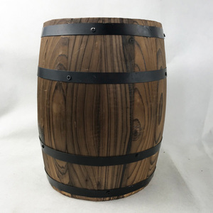 Retro THÙNG GỖ hiển thị cho thanh sử dụng thanh lịch trang trí trống Thùng Thùng - Product Image 4