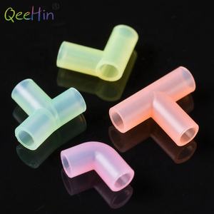 Conector <span class=keywords><strong>T</strong></span> de manguera de silicona de color personalizado Fabricante de juntas de tubo flexible de grado alimenticio - Product Image 2