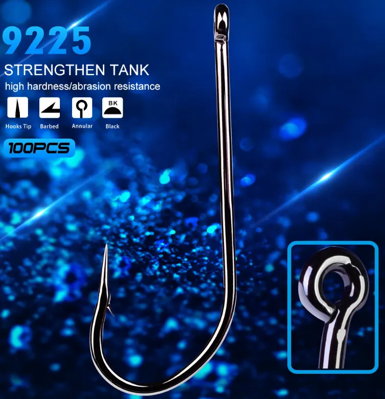 100pcs/bag High quality Fishhooks barbed Hook Fishing Bait Fish hooks