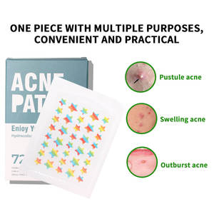 Parches de cicatriz de acné hidrocoloide etiqueta privada personalizada OEM parche de acné en forma de corazón de gato Microdart - Product Image 2