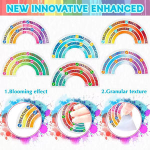 Calmantes Pegatinas Sensoriales Texturizadas Personalizadas Anti Estrés, Adhesivos para Aliviar el Estrés y la Ansiedad, Pegatinas Sensoriales para la Relajación - Product Image 5