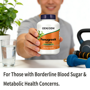 Cápsulas de Feno-grego 500 Mg OEM/ODM 60 Cápsulas Vegetais Suporte Imunológico Suporte Digestivo Suplemento <span class=keywords><strong>Herbal</strong></span> - Product Image 6