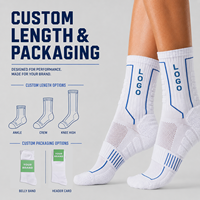 Chaussettes de sport personnalisables avec votre propre logo, chaussettes de basketball tricotées, chaussettes de course et de cyclisme pour hommes et femmes
