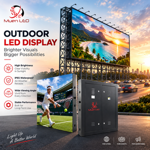 Écran LED extérieur étanche IP65 lisible en plein soleil P4 P8 P10, mur vidéo haute luminosité, panneau d'affichage numérique pour centre commercial, aéroport - Product Image 1