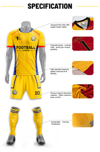 Maillot de football vintage personnalisé brodé, T-shirt de sport pour homme, tenue de football rétro sur mesure - Product Image 6