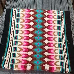 Almohadilla de sillín Western Show de la mejor calidad, manta de equitación Premium de lana de Nueva Zelanda para salto de doma, carcasa de cuero rellena de Gel - Product Image 3