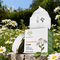 Kit de Soins Visage Apaisant et Hydratant à la Camomille Fermentée : Nettoyant, Tonique, Sérum, Crème et Masque à l'Argile pour Peaux Sensibles