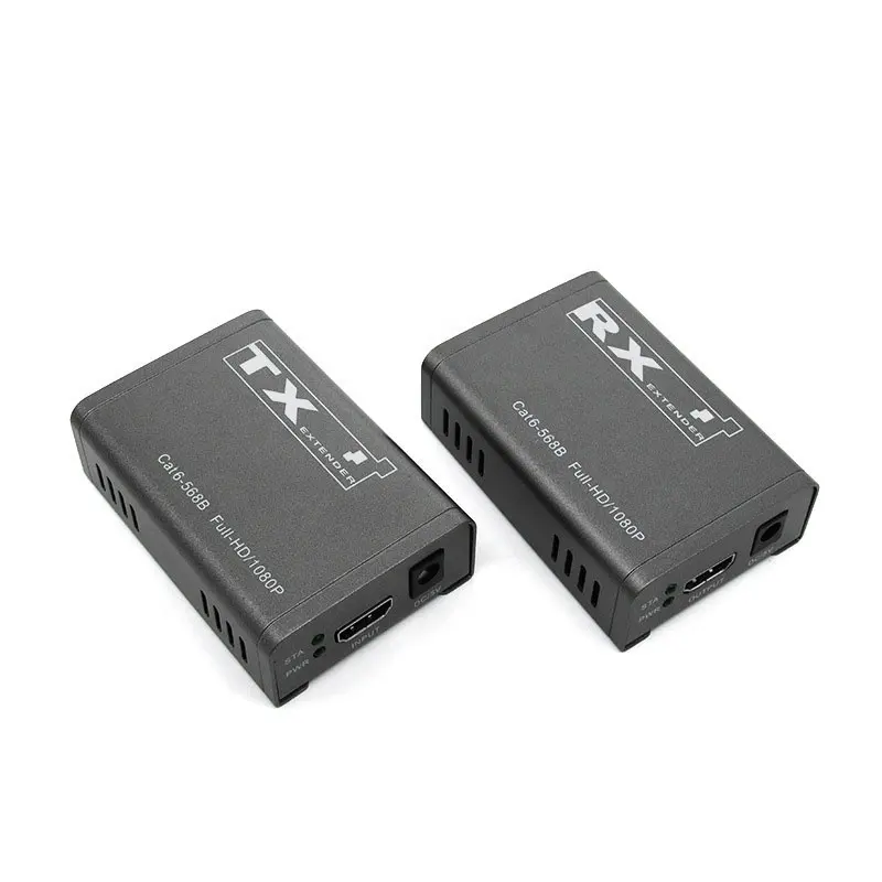 Shenzhen HD Audio Video Signal to Network Cable Transmission 1080p IP Extender 60m