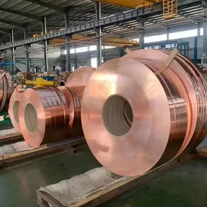 0.55mm Thickness Battery Copper Strip Manufacturer Copper Sheet Coil / Copper Tape