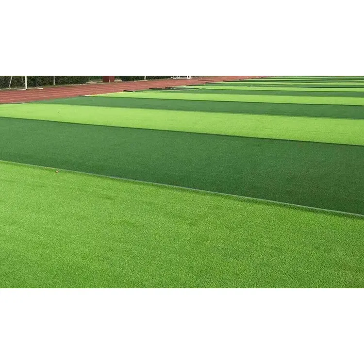 De alta densidad natural hierba artificial para el campo de fútbol