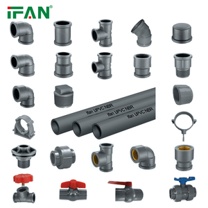 IFAN ODM OEM hỗ trợ PVC ống 20-250mm PVC ống cấp nước GB PN16 tối màu xám nhựa uPVC Ống - Product Image 5