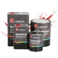 KEDA Automotive Clearcoat Haute Brillance 2K, Vernis Transparent Haute Brillance Résistant aux Rayures pour la Réparation de Carrosserie Automobile