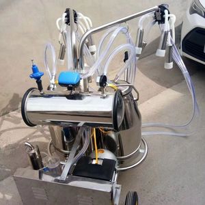 เครื่องรีดนมวัวอัตโนมัติแบบ25L ปั๊มสุญญากาศเครื่องรีดนมไฟฟ้าแบบพกพาสำหรับฟาร์ม - Product Image 6