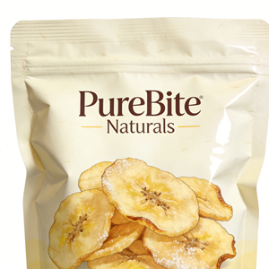 Bolsa de Alta Barrera con Cierre Reutilizable y Forro de Aluminio para Snacks Orgánicos Hechos a Mano, Papas Fritas y Chips, Diseño OEM Gratuito, Bajo MOQ, Bolsa para Chips de Plátano - Product Image 3